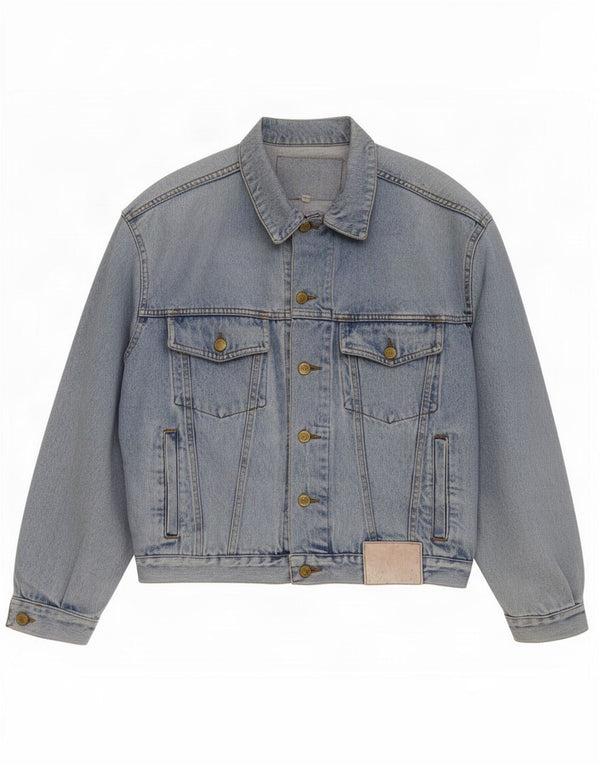 Vagabond Mens Denim Jacket UK 38 Medium Blue Cotton
