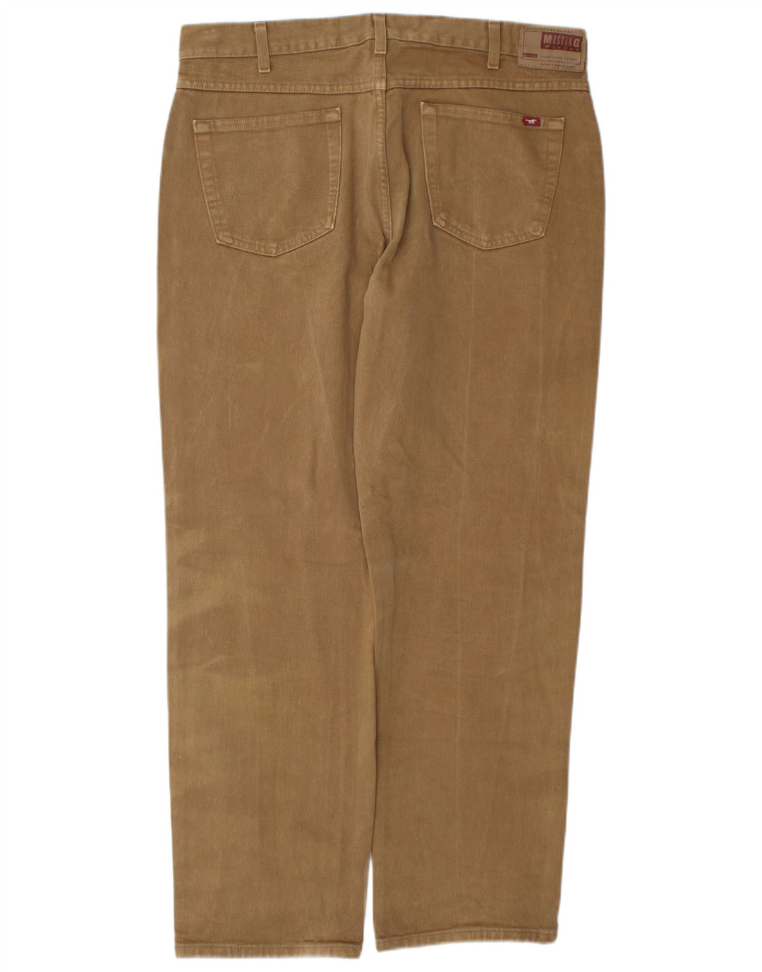 Mustang Mens Straight Jeans W36 L31 Beige
