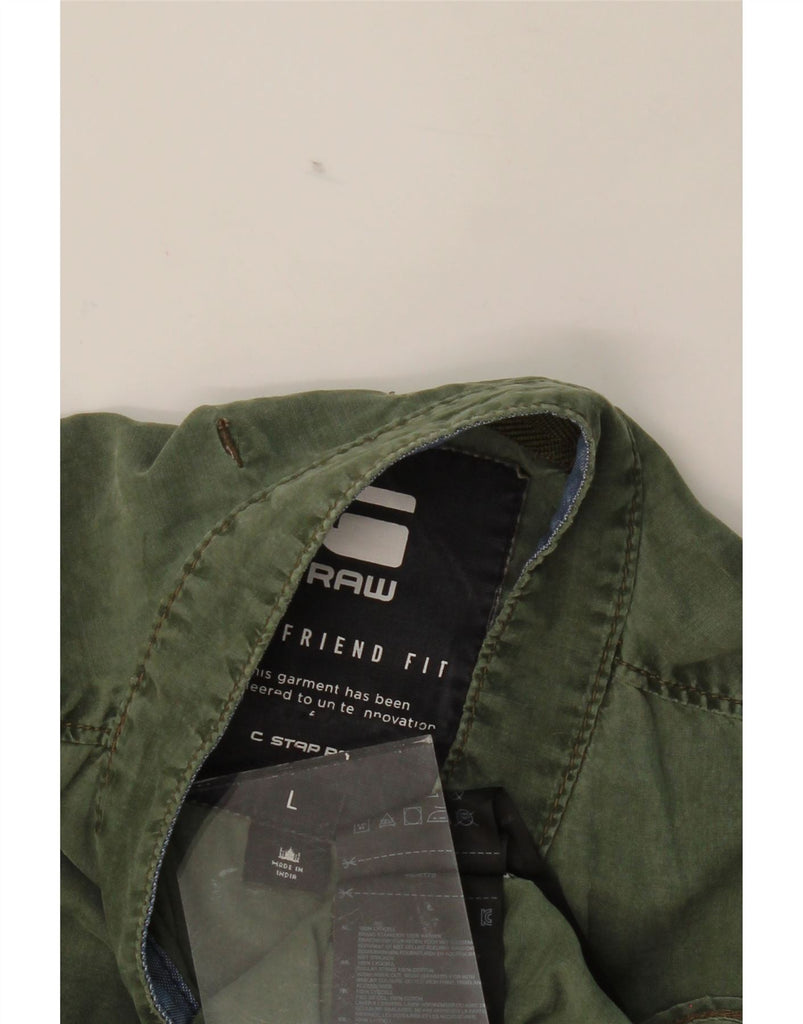 G-STAR Mens Shirt Large Green Cotton Vintage G-Star and Second-Hand G-Star from Messina Hembry 