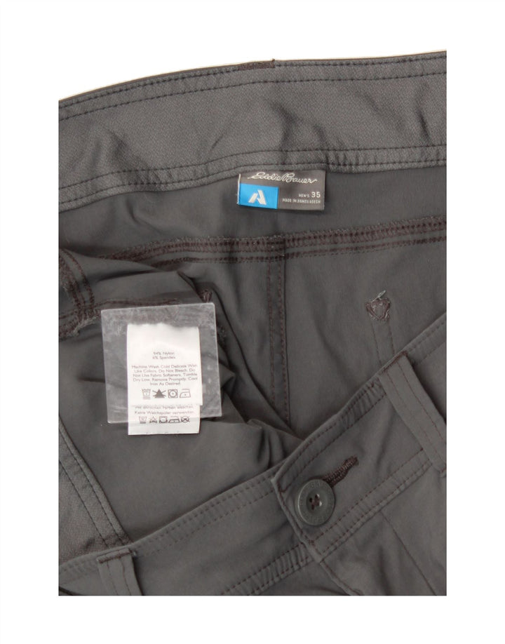 EDDIE BAUER Mens Cargo Shorts W35 Large Grey Nylon Vintage Eddie Bauer and Second-Hand Eddie Bauer from Messina Hembry 