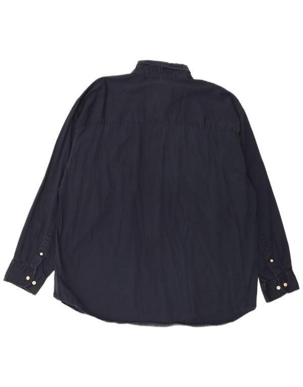 Champion Mens Shirt XL Navy Blue Cotton