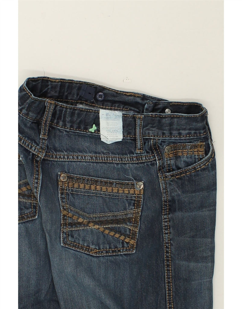 WRANGLER Boys Straight Jeans 11-12 Years W26 L20  Navy Blue Cotton | Vintage Wrangler | Thrift | Second-Hand Wrangler | Used Clothing | Messina Hembry 