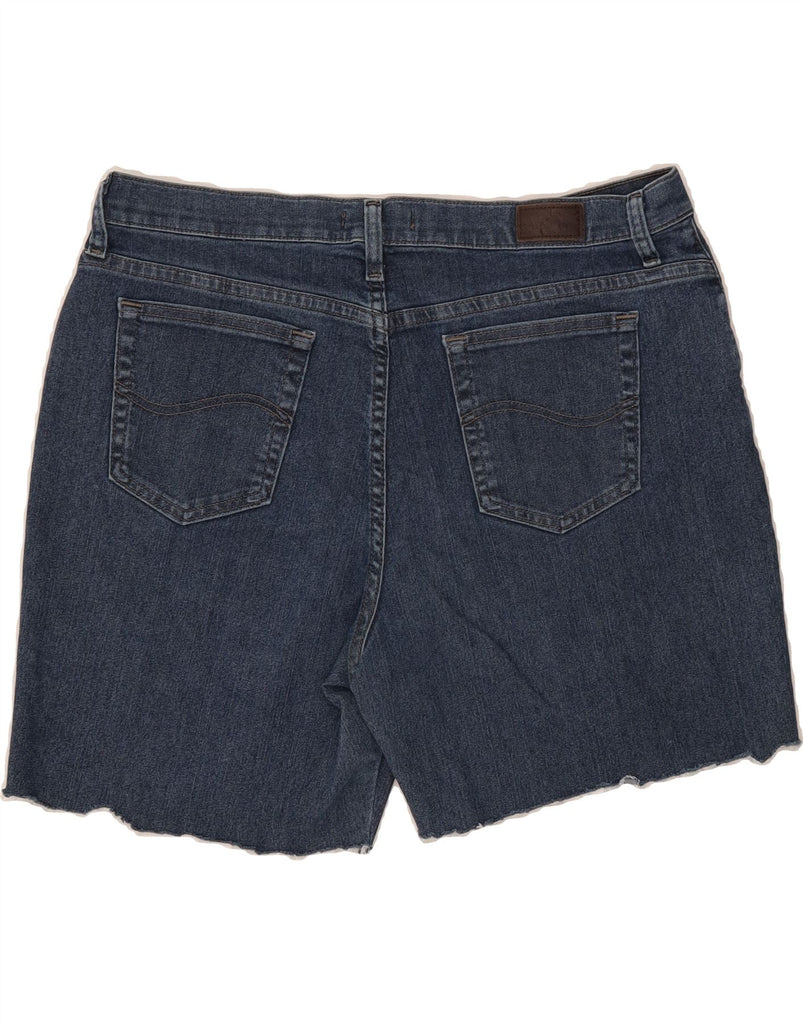 LEE Womens Relaxed Fit High Waist Denim Shorts Size 16 XL W36  Blue Cotton Vintage Lee and Second-Hand Lee from Messina Hembry 