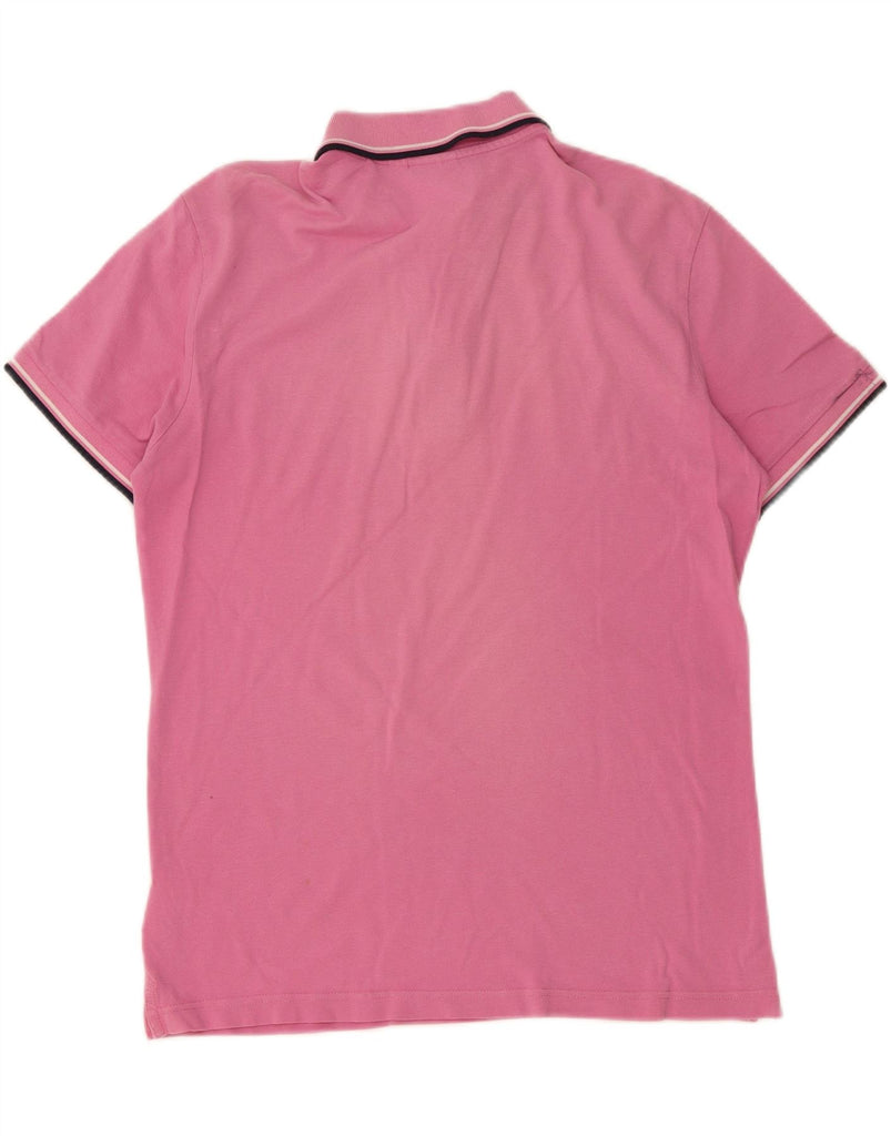 DIADORA Mens Polo Shirt Large Pink Cotton Vintage Diadora and Second-Hand Diadora from Messina Hembry 