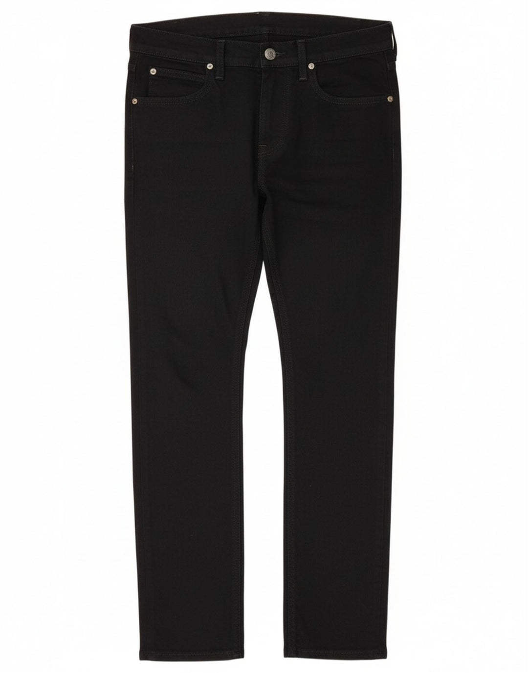 Lee Mens Luke Slim Jeans W30 L30 Black Cotton