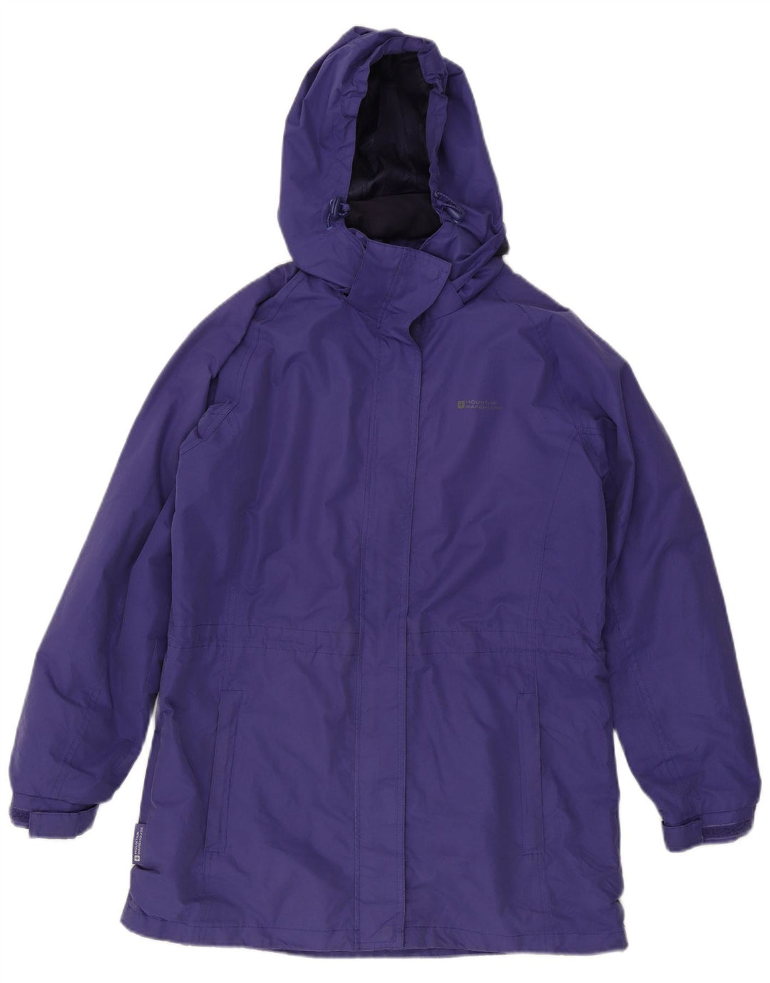 Mountain Warehouse Womens Hooded Raincoat UK 14 Large Purple Polyester
