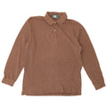 Sergio Tacchini Mens Long Sleeve Polo Shirt EU 46 Small Beige