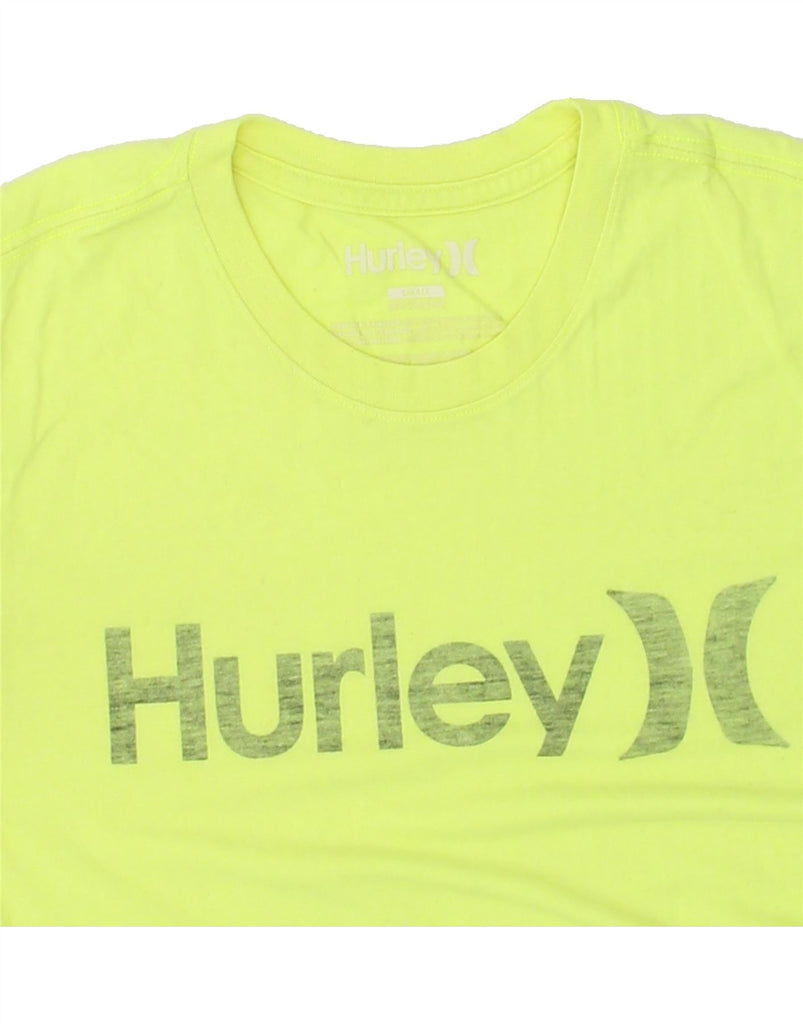 HURLEY Mens Graphic T-Shirt Top Small Green | Vintage Hurley | Thrift | Second-Hand Hurley | Used Clothing | Messina Hembry 