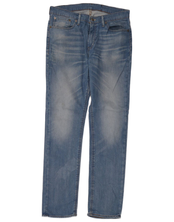 Levi's Mens 511 Slim Jeans W34 L32 Blue Cotton