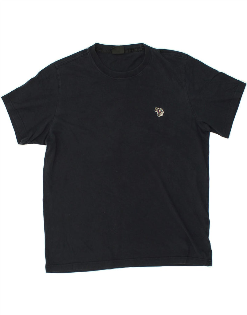PAUL SMITH Mens T-Shirt Top Medium Black Cotton | Vintage Paul Smith | Thrift | Second-Hand Paul Smith | Used Clothing | Messina Hembry 