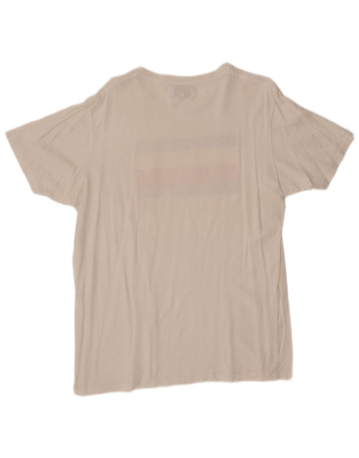 TOMMY HILFIGER Womens Graphic T-Shirt Top UK 18 XL White