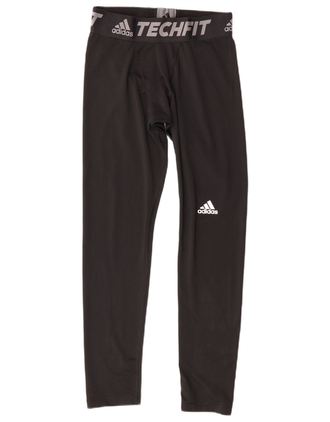 Adidas Boys Climalite Graphic Leggings 13-14 Years Black Polyester