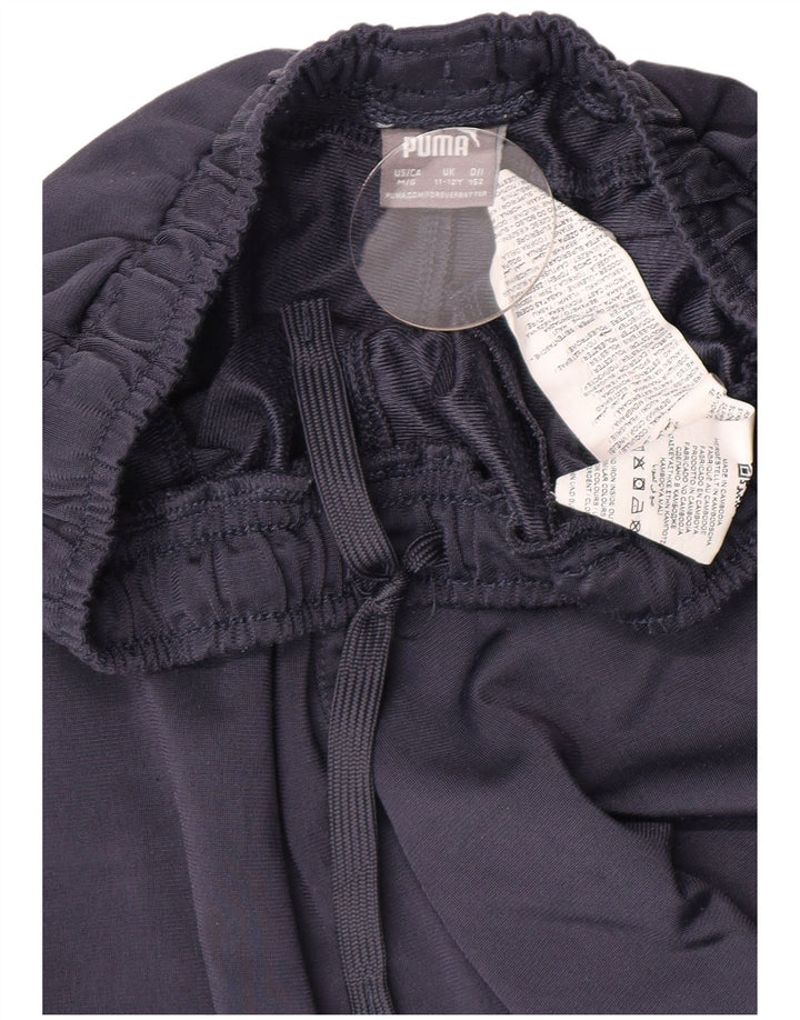 Puma Boys Tracksuit Trousers 11-12 Years  Navy Blue Polyester