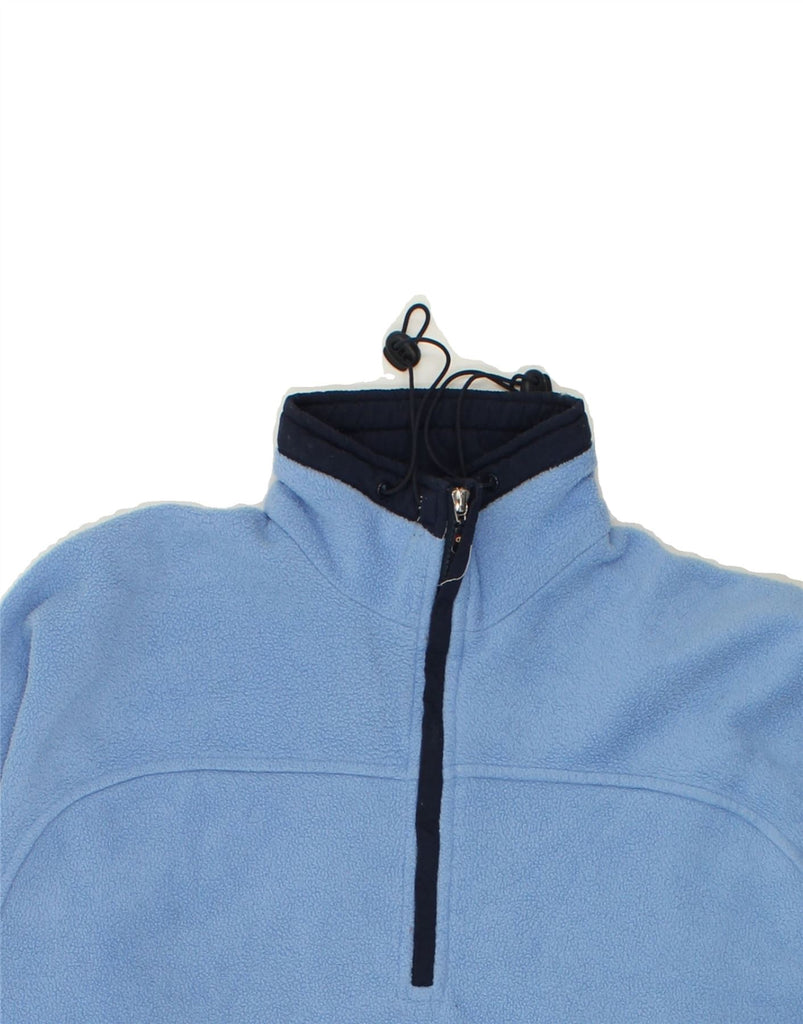 CHAMPION Mens Zip Neck Fleece Jumper Large Blue | Vintage Champion | Thrift | Second-Hand Champion | Used Clothing | Messina Hembry 