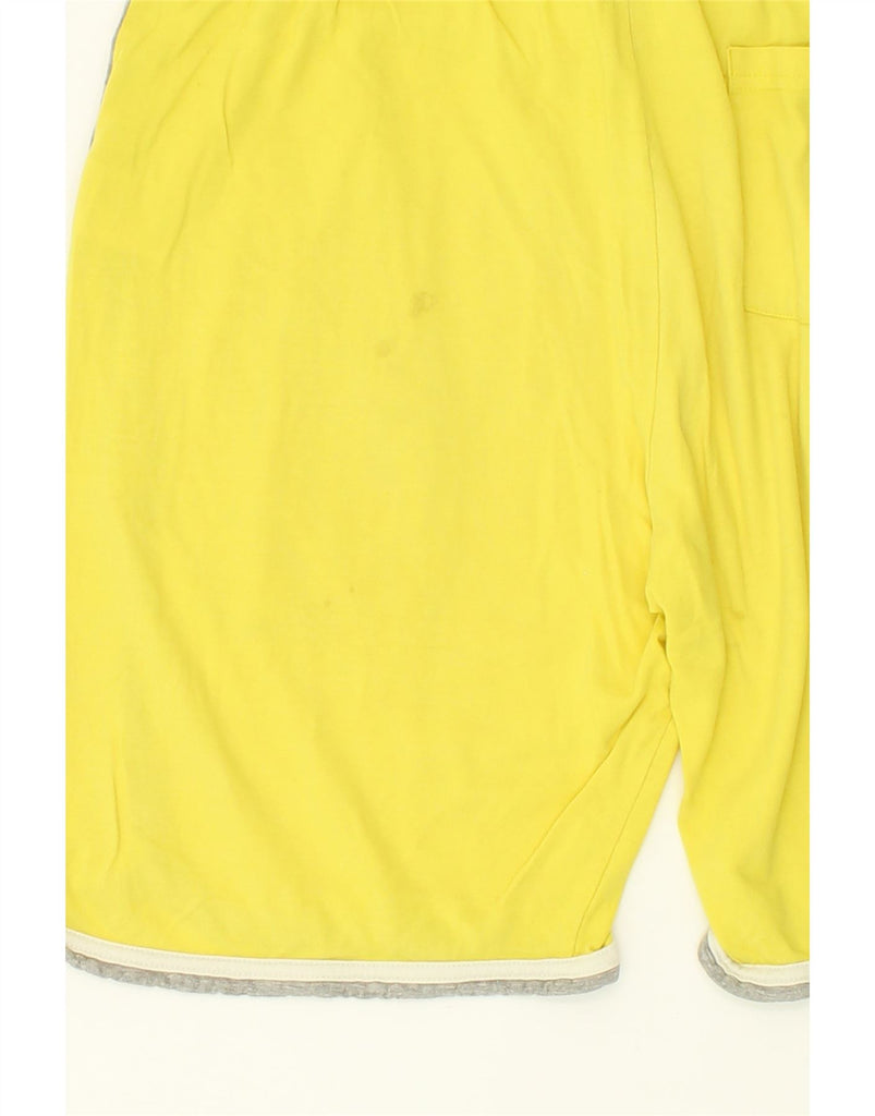 ELLESSE Mens Graphic Sport Shorts Medium Yellow Cotton | Vintage Ellesse | Thrift | Second-Hand Ellesse | Used Clothing | Messina Hembry 