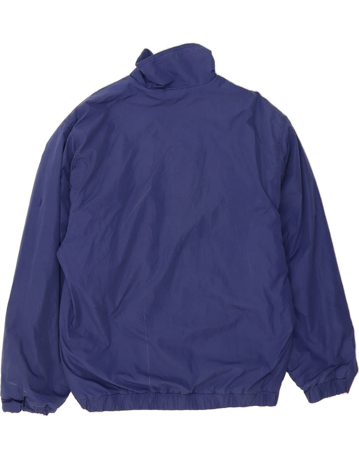 ADIDAS Mens Bomber Jacket UK 42/44 Large Blue Polyester Vintage Adidas and Second-Hand Adidas from Messina Hembry 