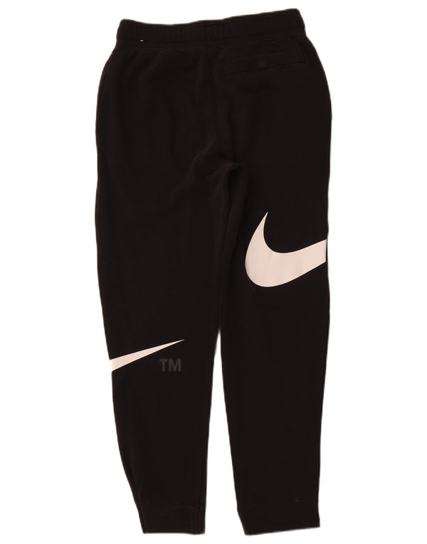 NIKE Boys Graphic Tracksuit Trousers Joggers 12-13 Years Large  Black