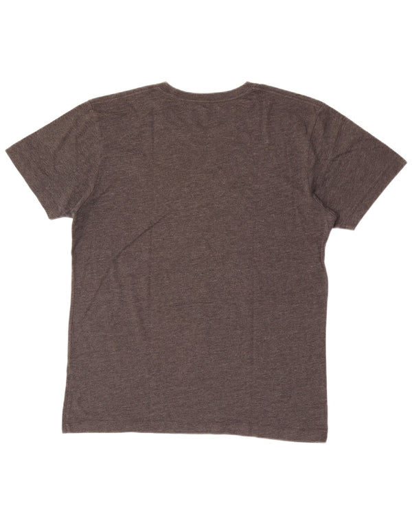 Asics Mens Graphic T-Shirt Top Large Grey