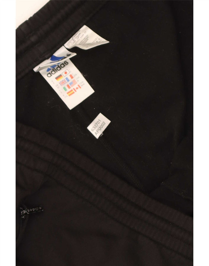 Adidas Mens Tracksuit Trousers Medium Black Polyester