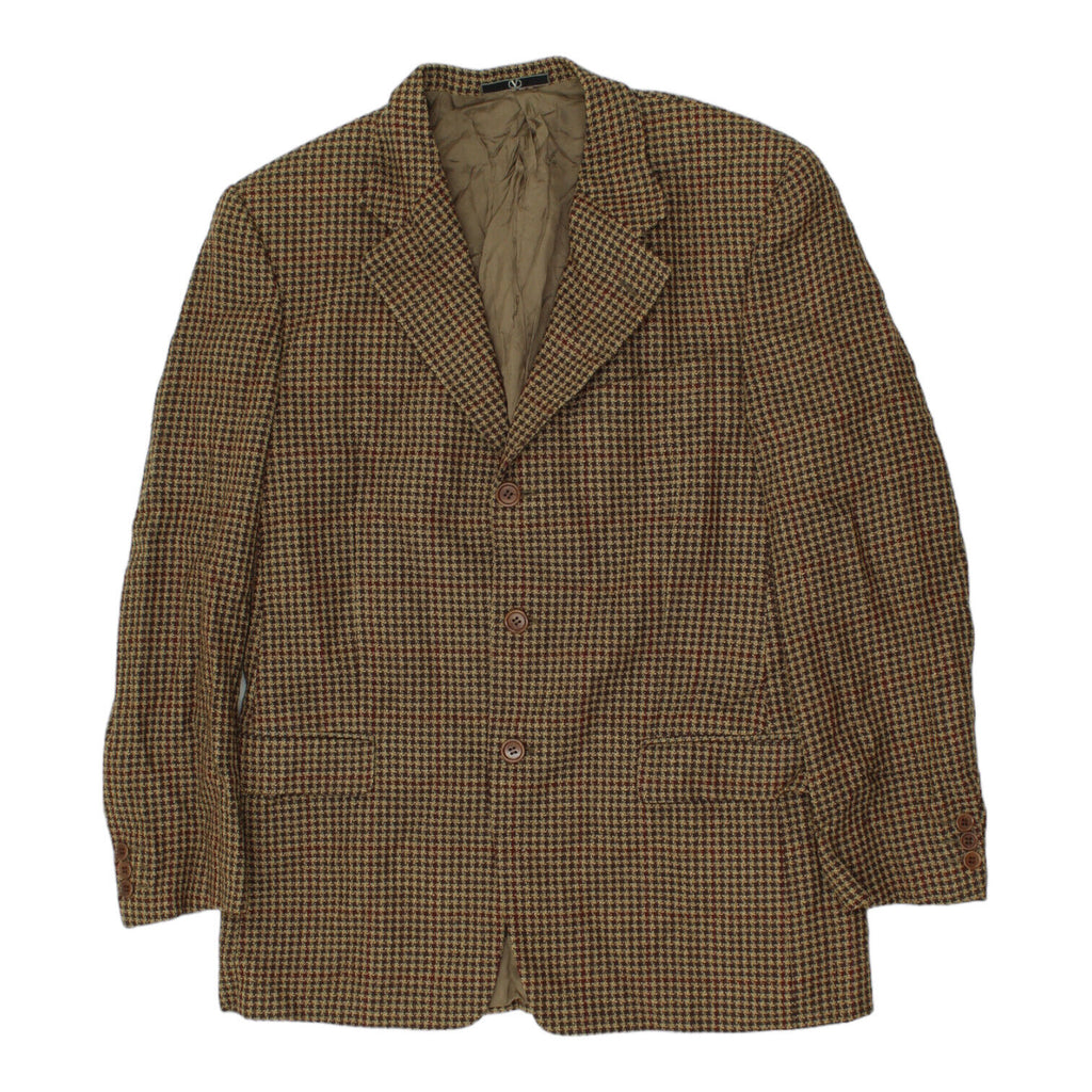 Valentino Mens Brown Wool Blazer Jacket | Vintage High End Designer Suit VTG | Vintage Messina Hembry | Thrift | Second-Hand Messina Hembry | Used Clothing | Messina Hembry 