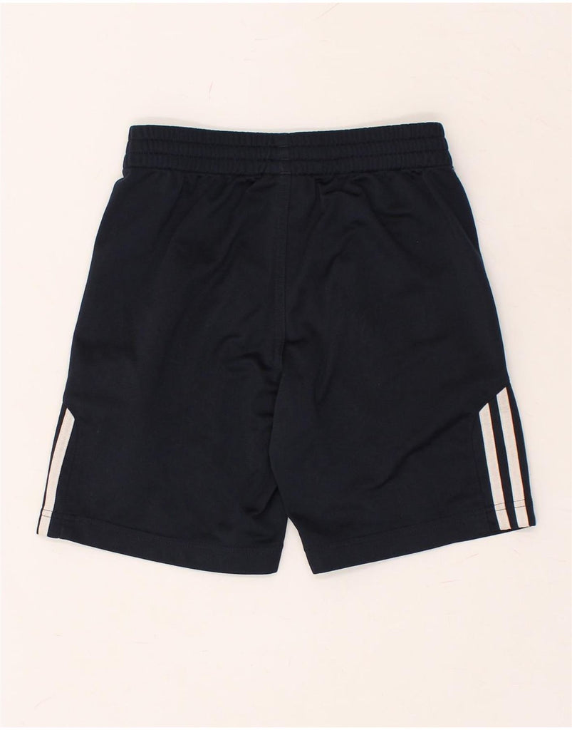 ADIDAS Boys Sport Shorts 9-10 Years Navy Blue Polyester | Vintage Adidas | Thrift | Second-Hand Adidas | Used Clothing | Messina Hembry 