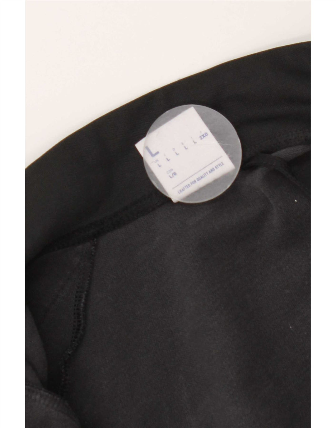 Reebok Mens Graphic Tracksuit Top Jacket Large Black Colourblock Cotton