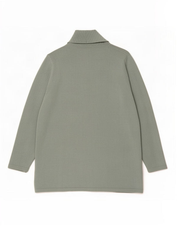 Marks & Spencer Womens Open Cardigan Sweater UK 22 3XL Green Acrylic