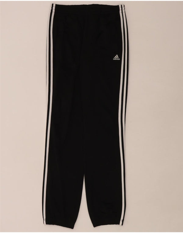 Adidas Boys Climalite Tracksuit Trousers Joggers 15-16 Years Black
