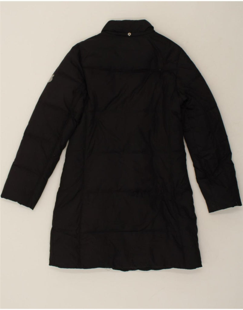 CHAMPION Womens Padded Coat UK 14 Medium Black Polyester Vintage Champion and Second-Hand Champion from Messina Hembry 