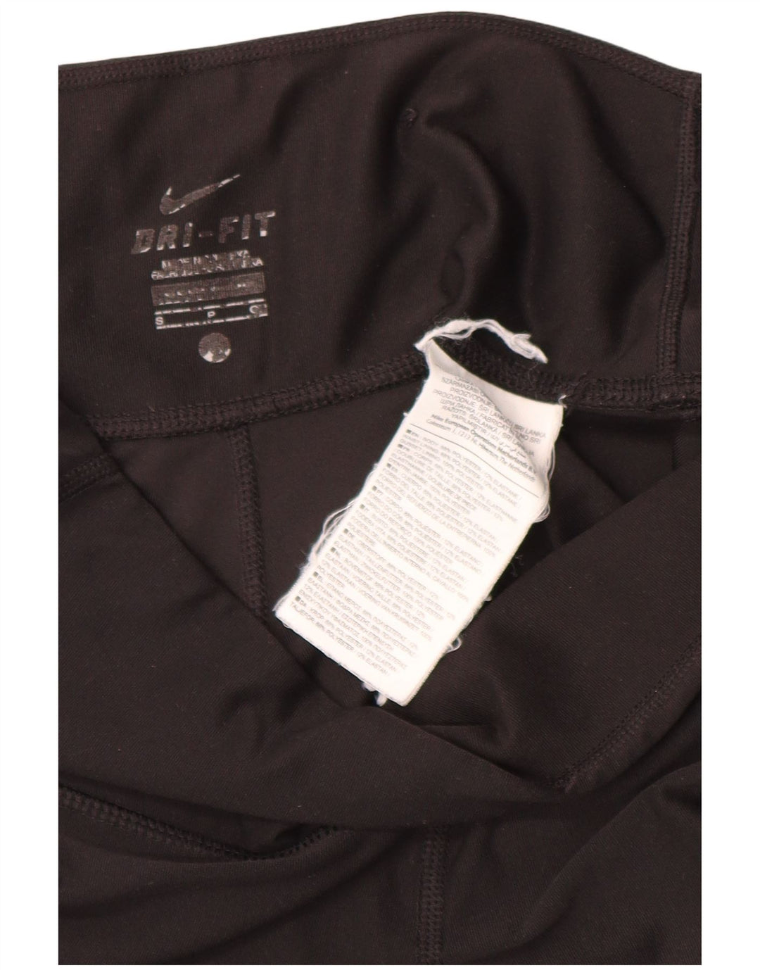 Nike Womens Capri Leggings UK 10 Small  Black Polyester
