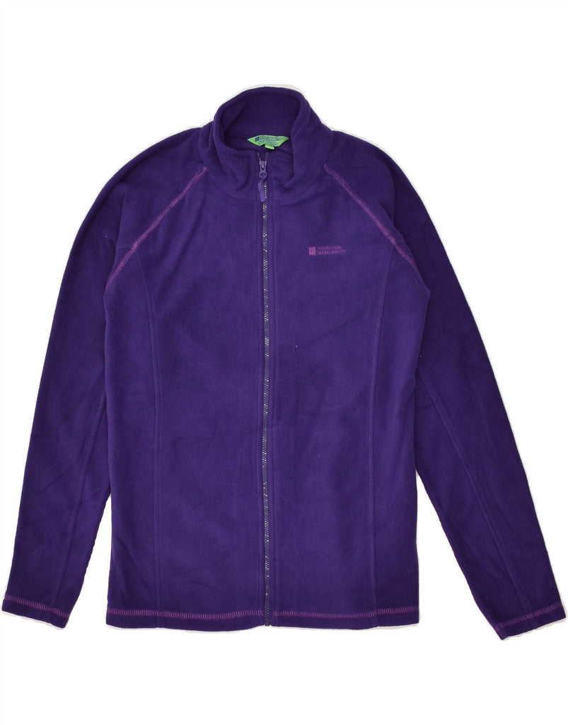 MOUNTAIN WAREHOUSE Girls Fleece Jacket 11-12 Years Purple Polyester | Vintage Mountain Warehouse | Thrift | Second-Hand Mountain Warehouse | Used Clothing | Messina Hembry 