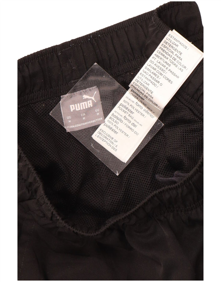 Puma Mens Tracksuit Trousers Joggers Medium Black Polyester