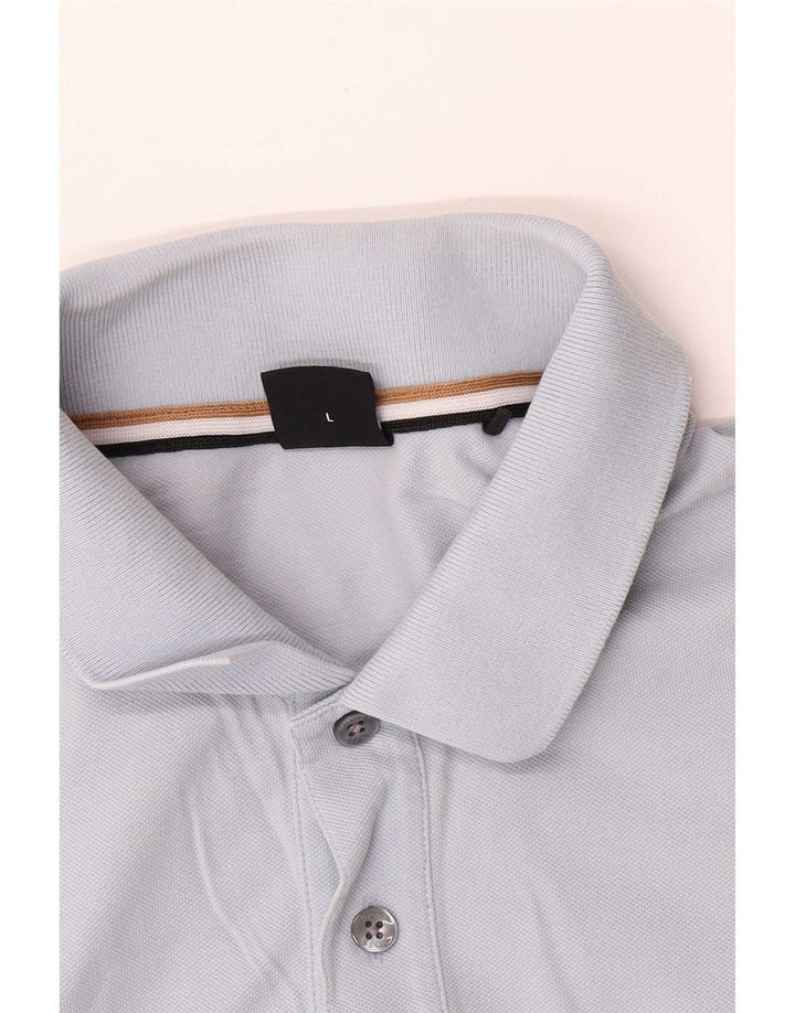 Hugo Boss Mens Polo Shirt Large Blue