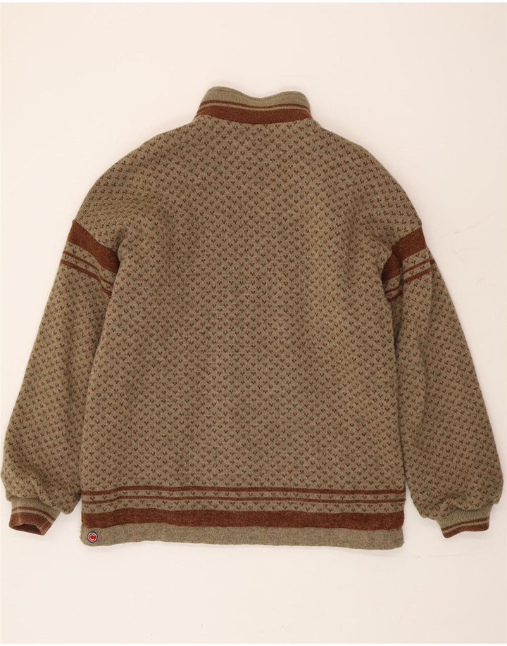 Colmar Womens Graphic Reversible Jacket IT 56 2XL Brown Polyester