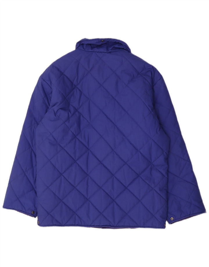 Fila Mens Quilted Jacket IT 50 Large Blue