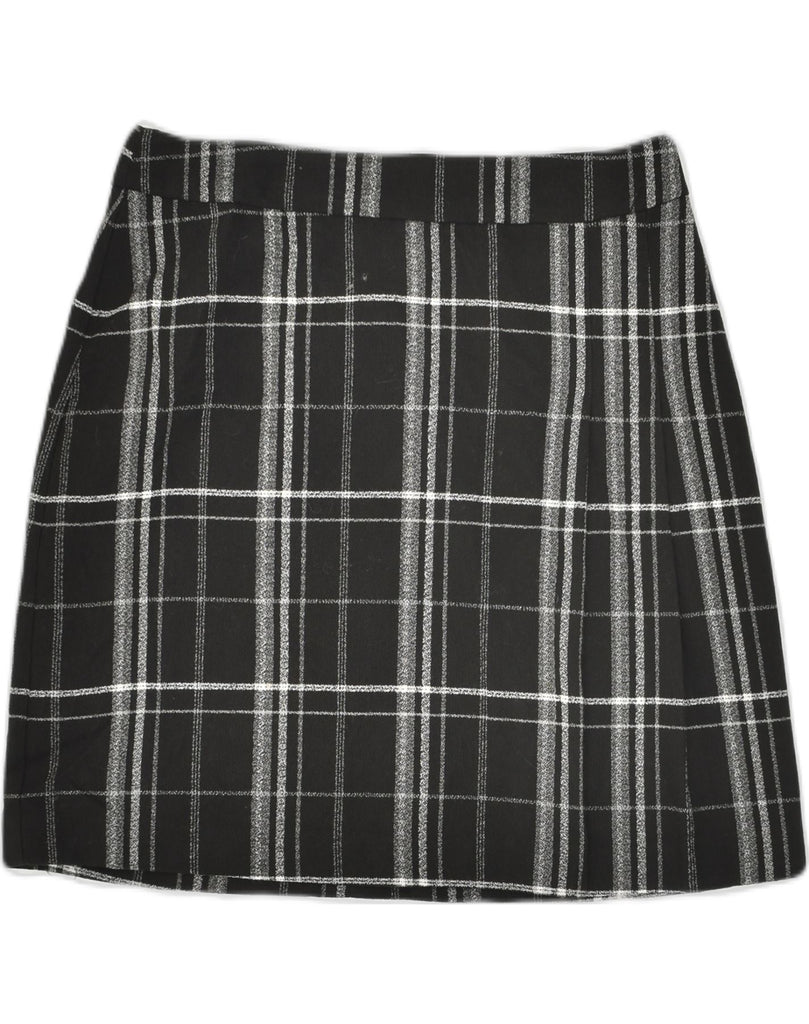 OASIS Womens A-Line Skirt W36 XL Black Check | Vintage Oasis | Thrift | Second-Hand Oasis | Used Clothing | Messina Hembry 