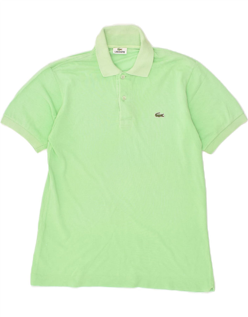 LACOSTE Mens Polo Shirt Size 3 Small Green Cotton | Vintage Lacoste | Thrift | Second-Hand Lacoste | Used Clothing | Messina Hembry 