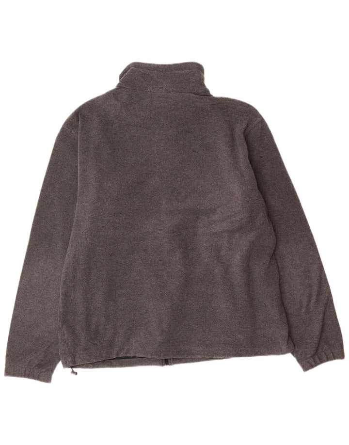 COLUMBIA Mens Fleece Jacket UK 40 Large Grey Polyester