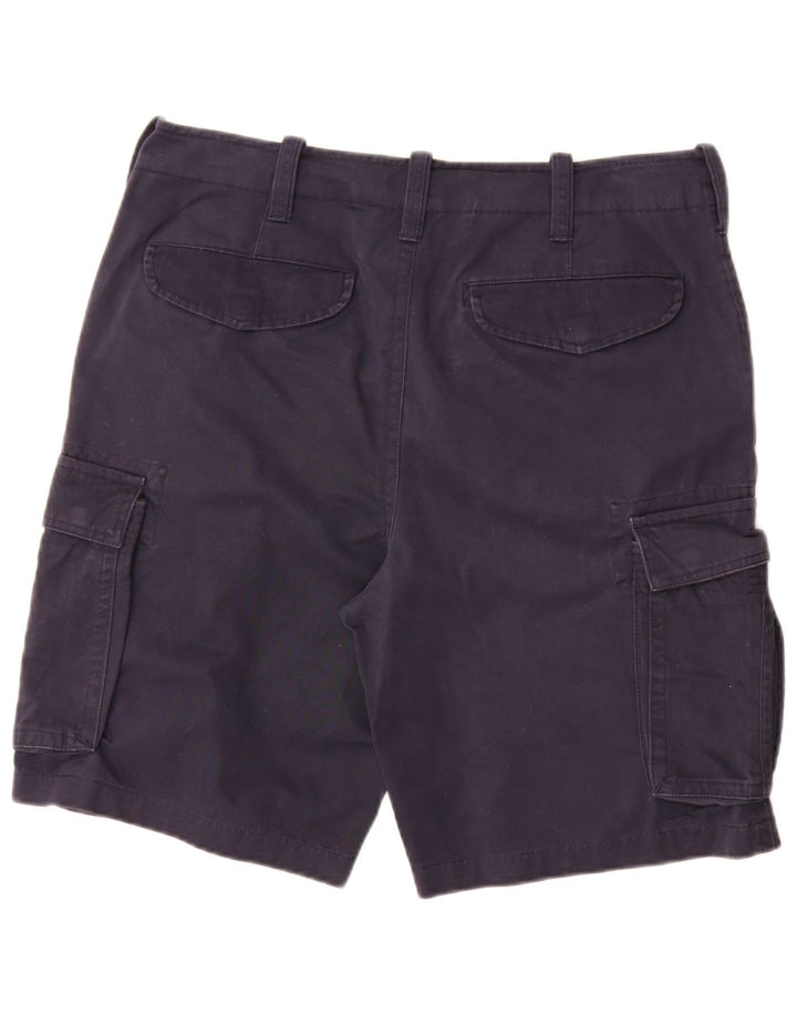 Tommy Hilfiger Mens Cargo Shorts W34 Large Navy Blue Cotton