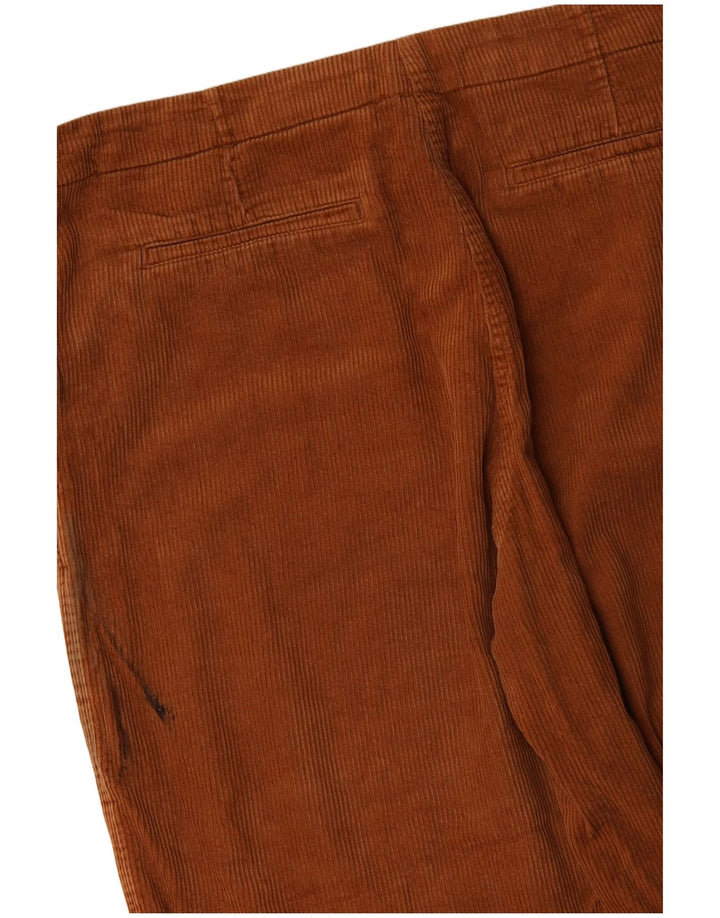 WHITE STUFF Womens Capri Straight Corduroy Trousers UK 18 XL W40 L22 Brown