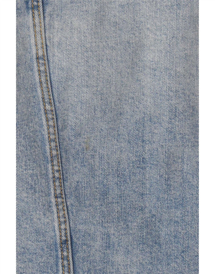 Zara Womens Denim Jacket UK 10 Small Blue