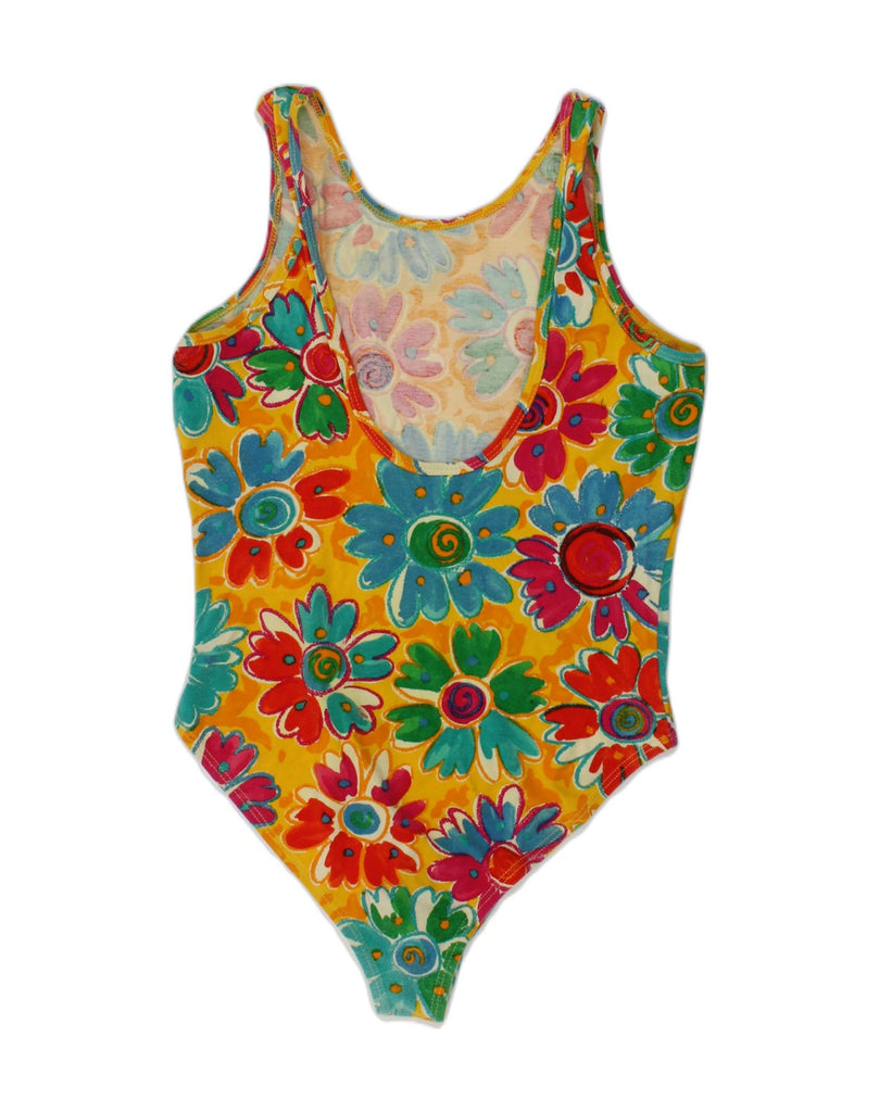 BENETTON Girls Swimwear 6-7 Years XL Multicoloured Floral | Vintage Benetton | Thrift | Second-Hand Benetton | Used Clothing | Messina Hembry 