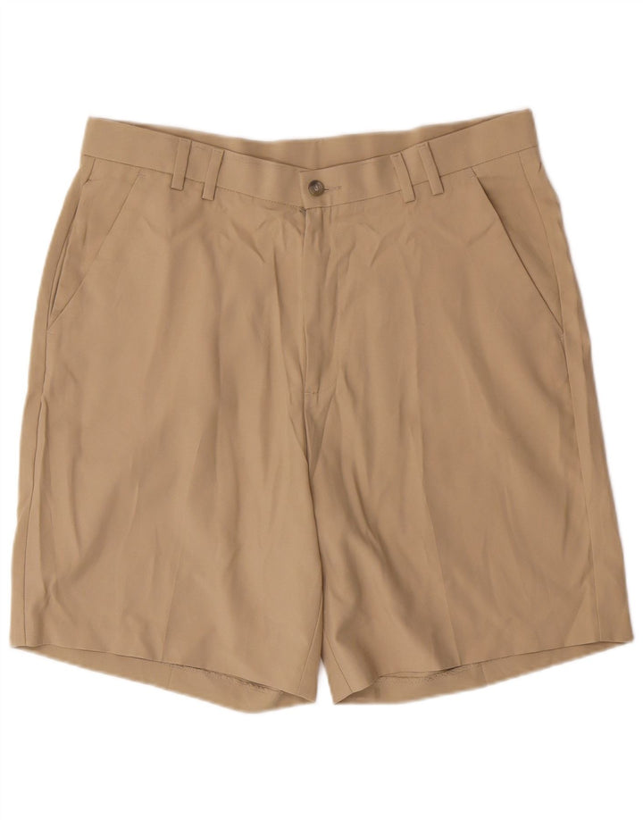 Dockers Mens Shorts W34 Large Beige Polyester