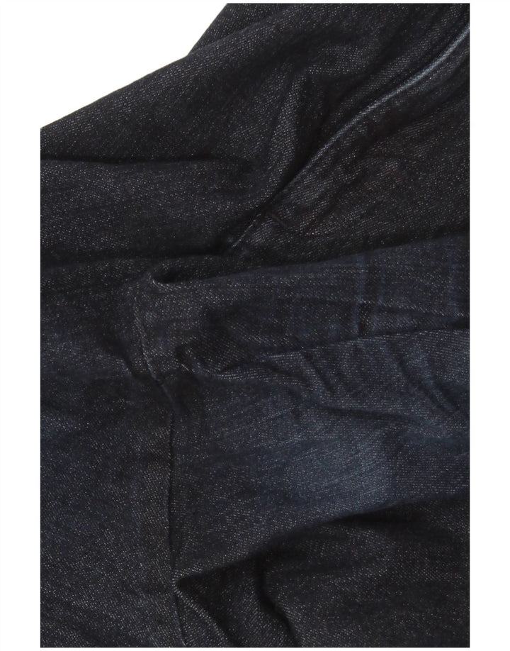 LEE Womens Denim Shorts US 18 2XL W38 Navy Blue Cotton