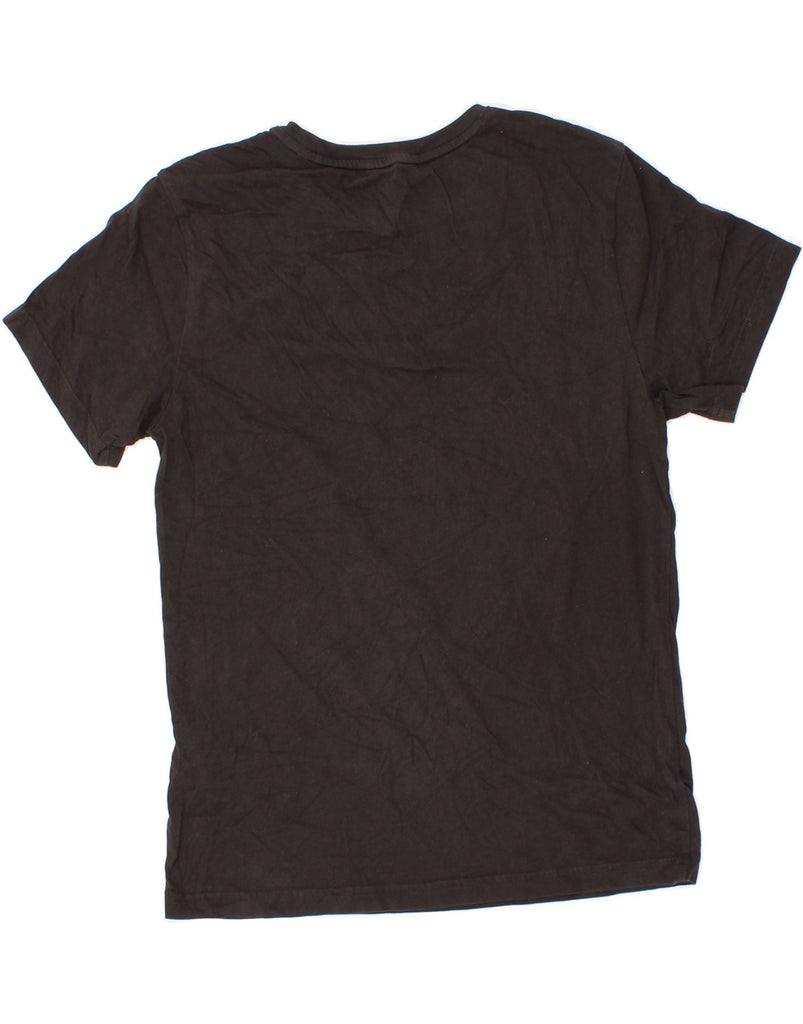 ADIDAS Boys Graphic T-Shirt Top 13-14 Years Black Cotton Vintage Adidas and Second-Hand Adidas from Messina Hembry 