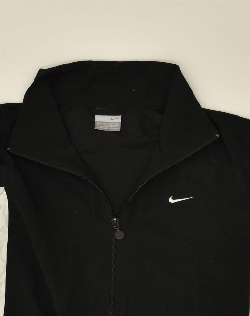 NIKE Girls Oversized Tracksuit Top Jacket 8-9 Years Medium Black | Vintage Nike | Thrift | Second-Hand Nike | Used Clothing | Messina Hembry 