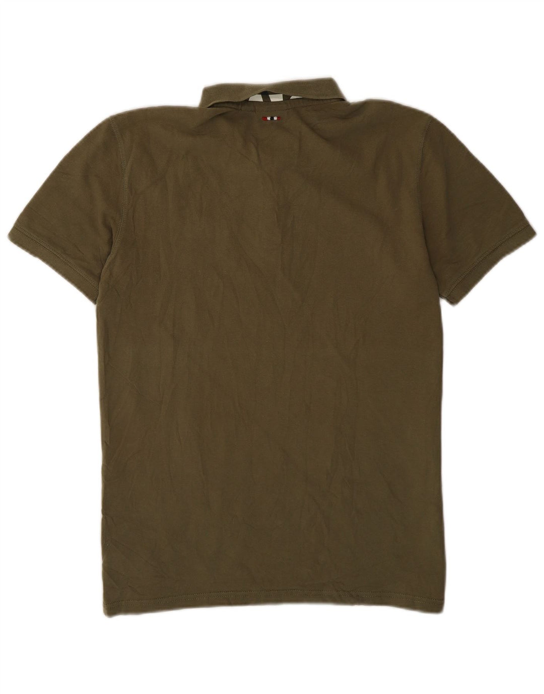 Napapijri Mens Geographic Polo Shirt Medium Khaki