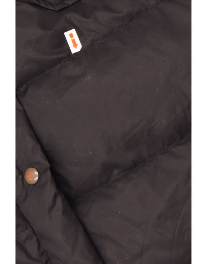 GUESS Womens Padded Coat UK 14 Medium Black Nylon