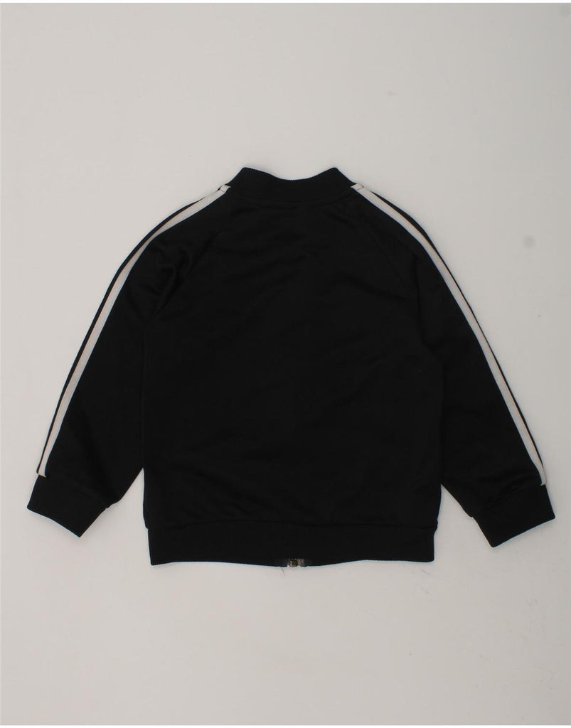 ADIDAS Baby Boys Tracksuit Top Jacket 18-24 Months Black Polyester | Vintage Adidas | Thrift | Second-Hand Adidas | Used Clothing | Messina Hembry 