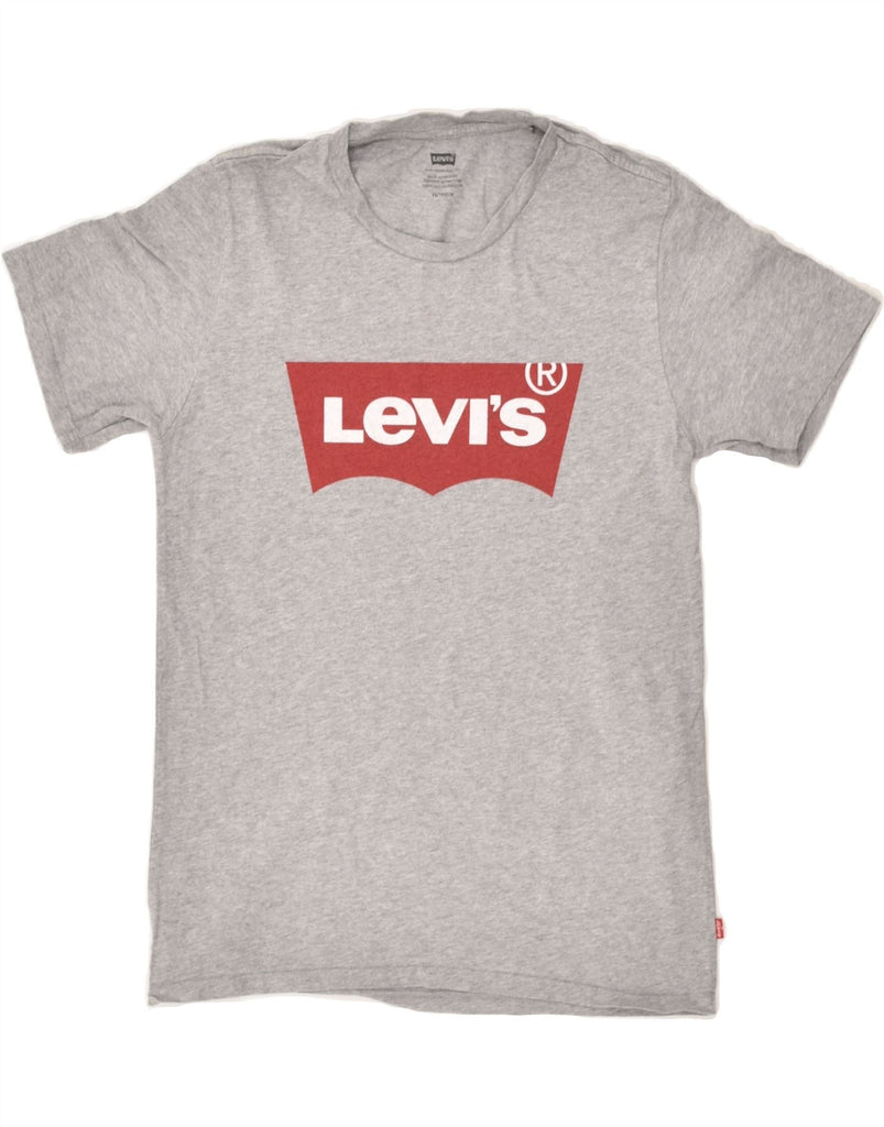 LEVI'S Mens Graphic T-Shirt Top XS Grey Cotton | Vintage Levi's | Thrift | Second-Hand Levi's | Used Clothing | Messina Hembry 